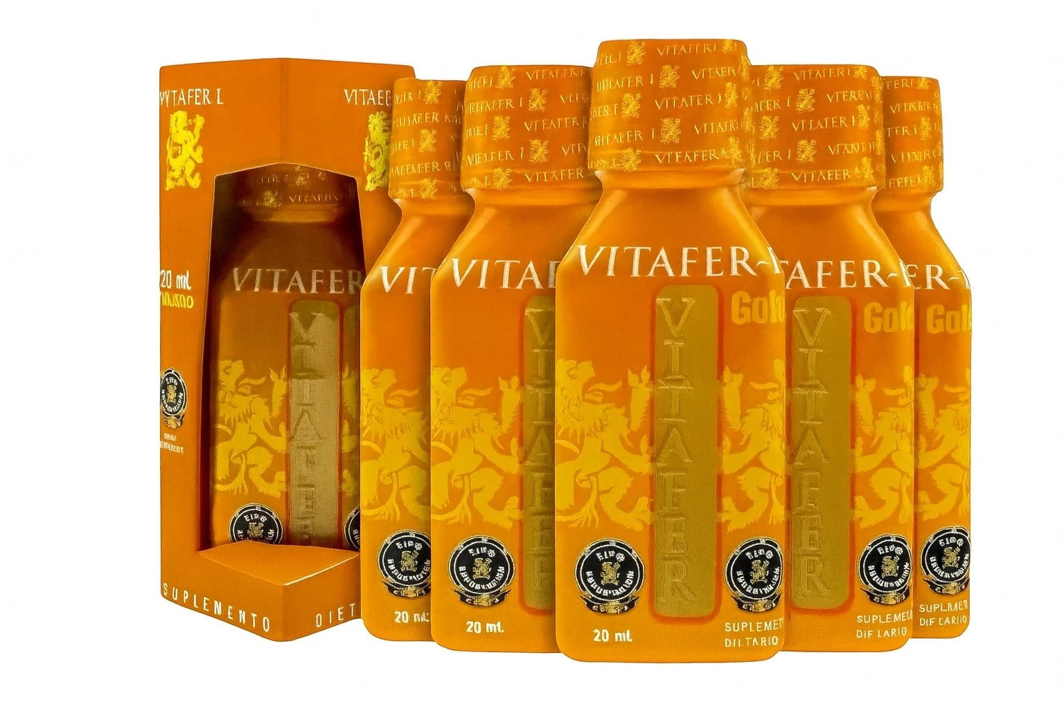 Vitafer L-Oro - Pack de 6 Vitachitos 20 Ml (ORIGINAL)}